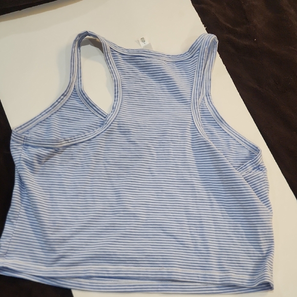 Wild Fable Light Blue Striped Tank Top - Picture 2 of 4